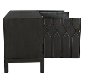 Noir Anubis Sideboard, Pale Rubbed