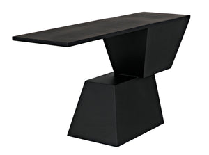 Noir Pieta Console, Black Steel