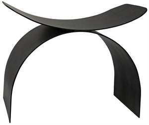 Noir Papillon Stool, Black Metal