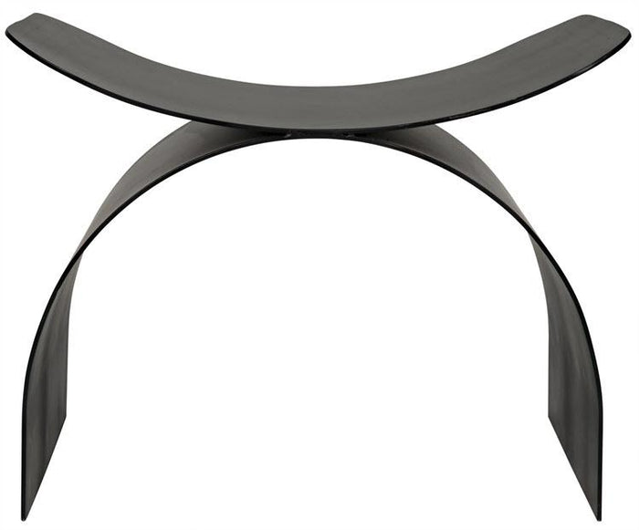 Noir Papillon Stool, Black Metal