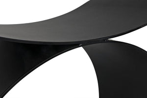 Noir Papillon Stool, Black Metal