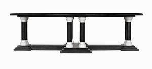 Noir Desoto Coffee Table, Pale and Solid White