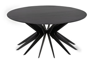 Noir Spider Coffee Table, Black Metal