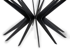 Noir Spider Coffee Table, Black Metal