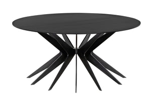 Noir Spider Coffee Table, Black Metal