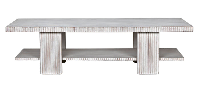 Noir Humphrey Coffee Table, White Wash