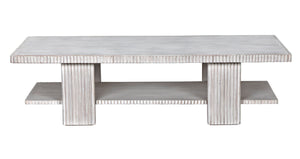 Noir Humphrey Coffee Table, White Wash