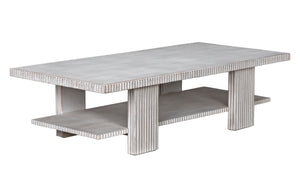 Noir Humphrey Coffee Table, White Wash