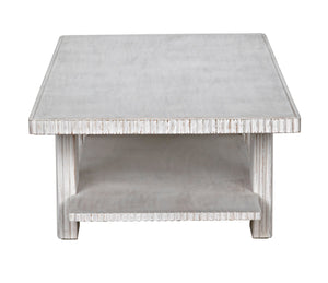 Noir Humphrey Coffee Table, White Wash