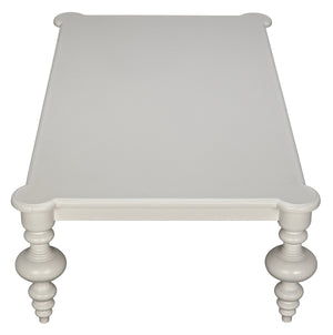 Noir Graff Coffee Table, Solid White