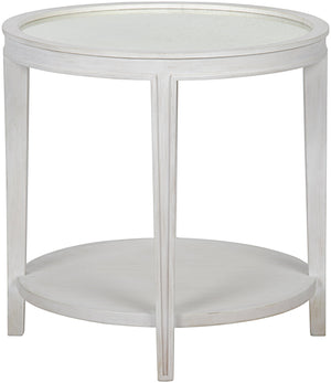 Noir QS Imperial Side Table, White Wash