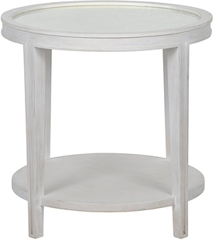 Noir QS Imperial Side Table, White Wash