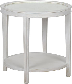 Noir QS Imperial Side Table, White Wash