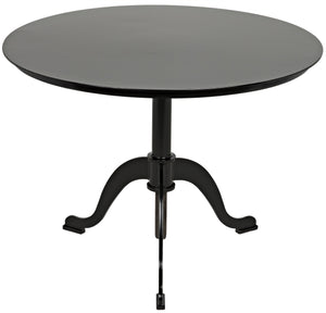 Noir Calder Side Table, Black Metal