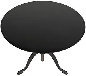 Noir Calder Side Table, Black Metal