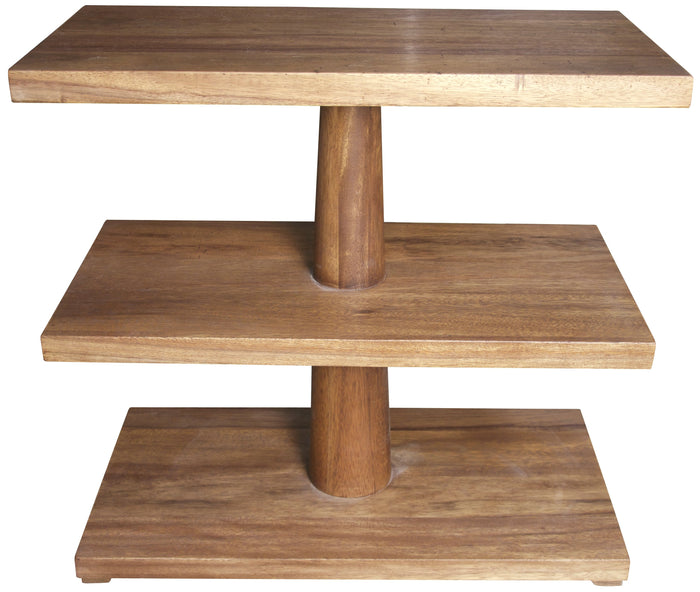 Noir QS Fatima Side Table, Dark Walnut