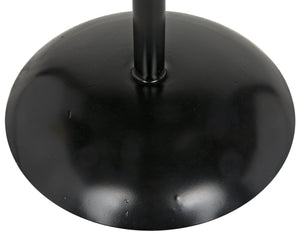 Noir Felix Side Table, Black Metal