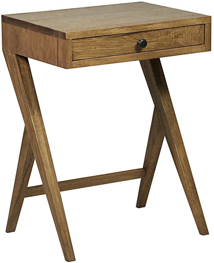 Noir Peter Side Table, Dark Walnut