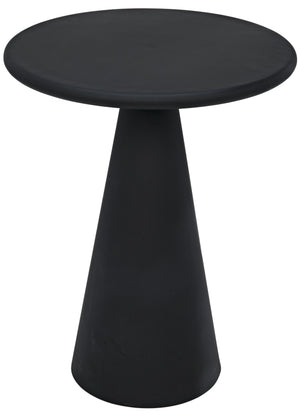 Noir Idiom Side Table, Black Metal