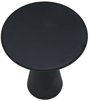 Noir Idiom Side Table, Black Metal