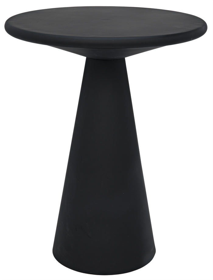 Noir Idiom Side Table, Black Metal