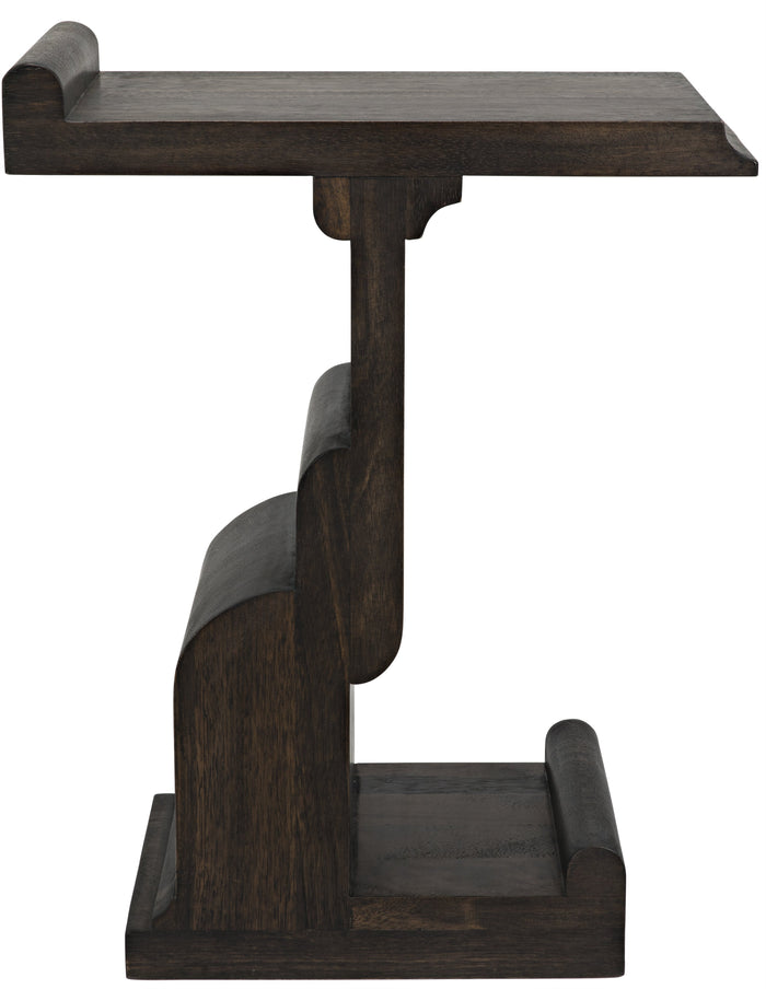 Noir Momo Side Table, Ebony Walnut