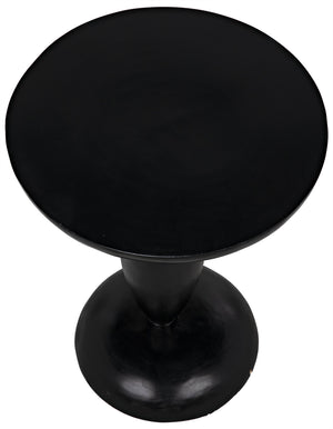 Noir Adonis Side Table, Hand Rubbed Black