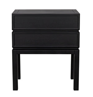 Noir Andras Side Table, Black