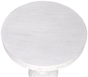 Noir Fenring Side Table, White Wash