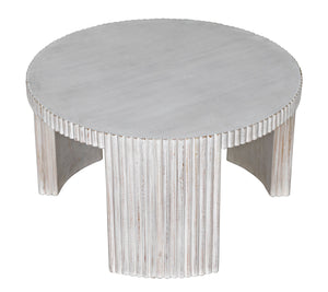 Noir Jgor Side/Coffee Table, White Wash