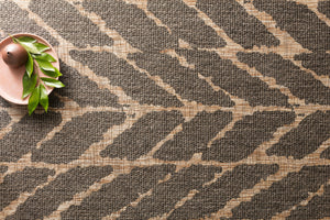 Loloi Isle Power Loomed Charcoal / Mocha Rug