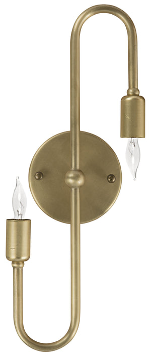 Noir Rossi Sconce, Metal with Brass Finish
