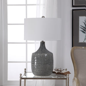 Uttermost Felipe Distressed Gray Table Lamp