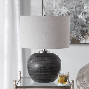 Uttermost Mikkel Charcoal Table Lamp