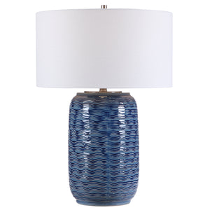 Uttermost Sedna Blue Table Lamp