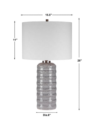 Uttermost Alenon Light Gray Table Lamp