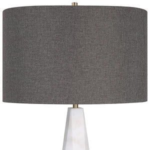 Uttermost Citadel White Marble Table Lamp