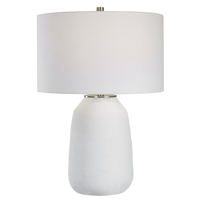 Uttermost Heir Chalk White Table Lamp