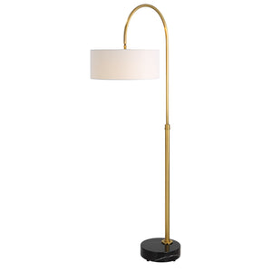 Uttermost Huxford Brass Arch Floor Lamp