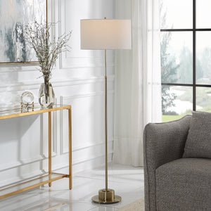 Uttermost Prominence Brass Floor Lamp