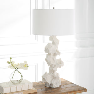 Uttermost Remt White Marble Table Lamp