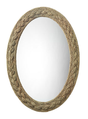 Jamie Young Lark Braided Oval Mirror