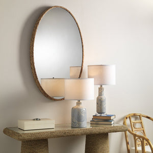 Jamie Young Sparrow Braided Oval Mirror