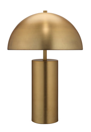 Jamie Young Felix Table Lamp in Antique Brass Metal