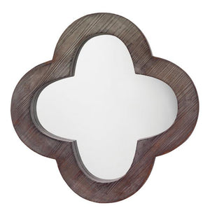 Jamie Young Clover Mirror in Grey Washed Wood