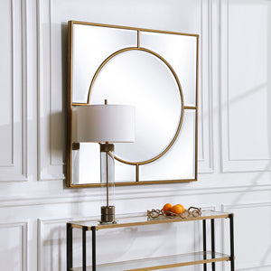 Uttermost Stanford Gold Square Mirror