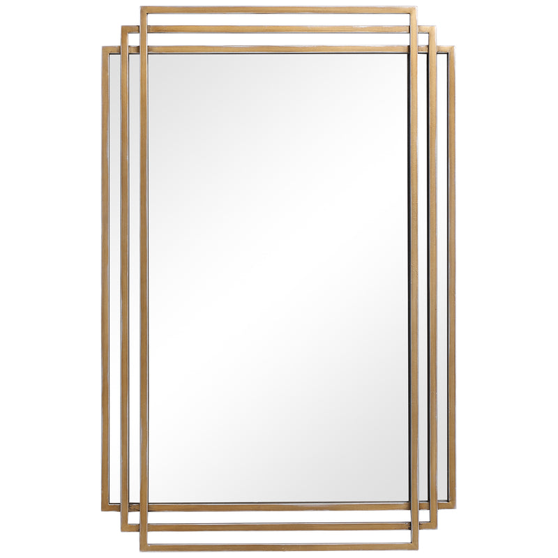 Uttermost Amherst Brushed Gold Mirror – eCTURE