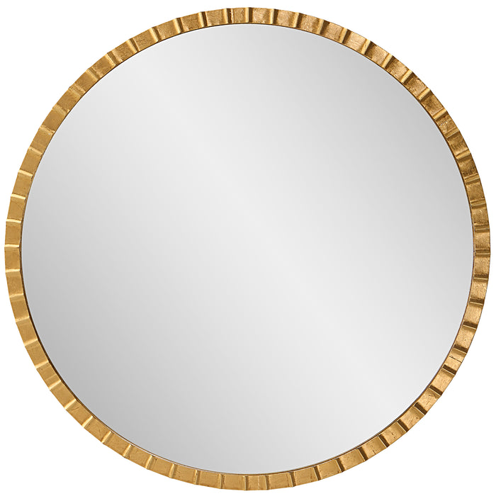 Uttermost Dandridge Gold Round Mirror