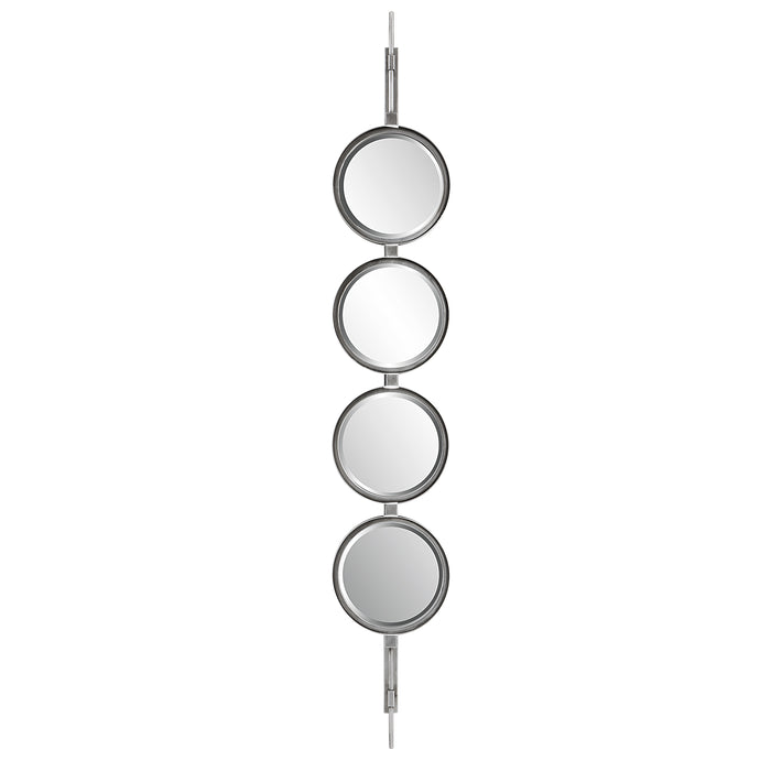 Uttermost Button Silver Mirror