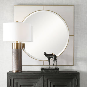 Uttermost Cyprus White Square Mirror